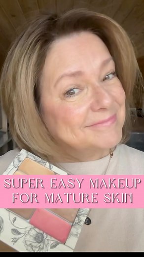Unlock effortless beauty in just a few simple steps! Embrace a customized routine for mature skin: apply a lightweight foundation, brighten up the eyes, contour those cheekbones to add structre, and add a touch of blush for a healthy glow. Looking for an easier makeup routine, Comment Color Match to get started | Beverly Soutar