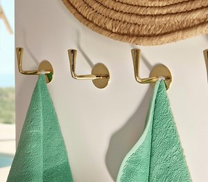 Handmade Solid Brass Wall Hooks, Unlacquered Minimalist Brass Hooks, Bathroom Decor, Bathrobes Hooks, Towel Hooks, Bathroom Accessories. - Etsy