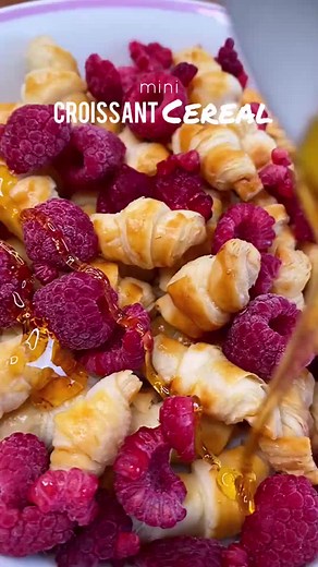 Croissant Cereal🤩 Raspberry tee in bio🍓❣️ #croissantcereal#croissantchallenge#croissantsssss#raspberryjam#milk#gotmilk#foodfashion#foodt#foodtiktook | Archibald Mitchell
