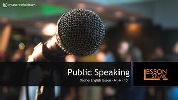 Talk About Public Speaking -Powerpoint and Google Slides -ESL for Adults