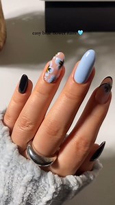 155K views · 751 reactions |  Easy Breezy Blue Flower Nails!  These blue flower nails are as simple as they are stunning.  @Nailsbypaular #beetlesgelpolish #fallnails #Beetlesgoldenjourney #nailtech #beginnernails #nailtutorial #nailsnailsnails #nailideas | BeetlesGelPolish | Facebook