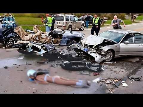 60 Most Shocking Car Crashes Moments Filmed Second Before Disaster | Idiots in Cars Compilation #8