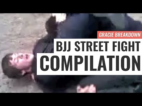 BJJ STREET FIGHT COMPILATION!!! Viking Choke, Russian Triangle, Failed Guard (Gracie Breakdown)