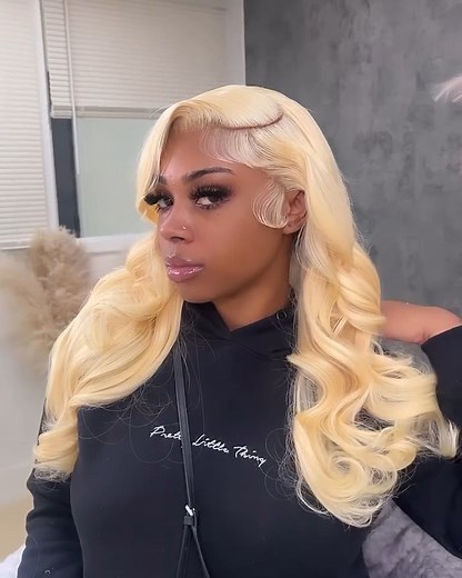 1.1K views | Princess must have this shiny blonde hair朗朗 Crazy Black Friday Presale! Save up to 100$ off+Free wig . . . . #curlywig #curlyhair #colorhair #bodywavewigs #blonde #hdlacewig #lacefrontal #lacefrontwig #curlywave #blackfridaysale #deepwave #customunit #longweave #fulllacewigs #straightwig #lacefrontalwig #hairtutorial #wigunit #lacefrontwigs #hairtutorial #longhair #alipearlhair | Ali Pearl Hair | Facebook