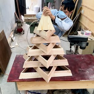 40K views · 417 reactions | Design A Vietnamese Style CHRISTMAS Tree From Scrap Wood | Woodworking Skill | Facebook