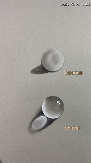 Opaque pr crystal? 😮😮😍 #artreels #drawingvideos #art #artwork #realism #artlessons #creators #Facebookcreator | Neha Sharma Art