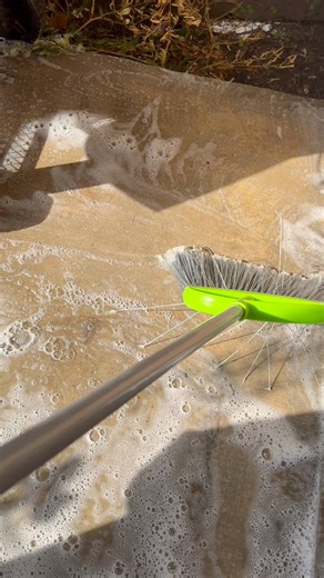 Patio Scrub🫧 #sudsycleaning #satisfyingcleaning #cleaningtipsandtricks #asmrsounds #cleaning #patioscrub #scrubbing #broomscrub #fabuloso #cleaningmotivation #sudsy #patio #OutdoorCleaning #cleaningtips | Sisters 4 Cleaning