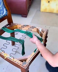 98K views · 243 reactions | Chair Seat Reupholstery From Start To Finish. #ChairRepair #UpholsteryWork | Fun club | Facebook