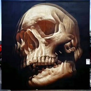 Happy hangover Sunday everyone 💀! This is the artwork for my next limited edition screenprint. Please don't stare at it for a long time 👀. Details coming soon. Repost from @rotterdamstreetartmuseum. _________________________________ #insane51 #stcrew #skull #screenprint #limitededition | Insane 51