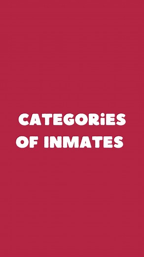 Categories of Inmates | Institutional Correction | Correctional Administration#criminologyreview #criminology #mistercriminology | Mister Criminology