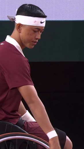 Volley brilliance seals the point — wheelchair tennis highlight