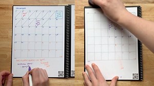 The Fusion is a reusable pen and paper notebook with seven different...