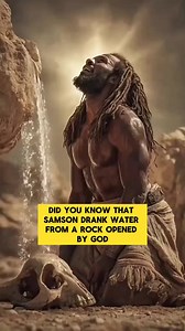116K views · 434 reactions | After Samson defeated the Philistines, Samson became incredibly thirsty. In response to his prayer, God caused water to gush out of a hollow in the ground at Lehi, allowing Samson to drink and revive his strength. This event is recorded in Judges 15:18-19. #bibleverse #biblereels #Samson #Philistines #highlightseveryonefollowers | Aurora Caringal-Salon | Facebook