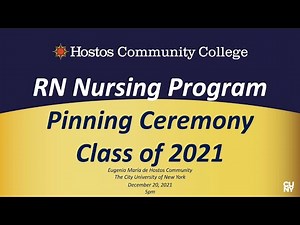December 20, 2021 RN Pinning Ceremony