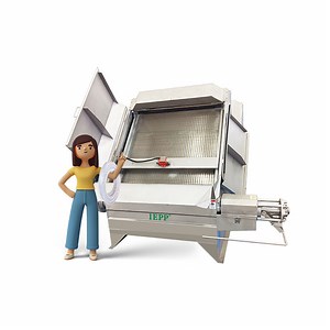 [Hot Item] Iepp Manufacturer Pig Cow Dung Dewatering System Dairy Swine Biosolids Treatment Drying Machine Inclined Screen Solid-Liquid Separator