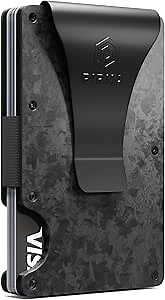 Minimalist Carbon Fiber Wallet for Men with RFID Blocking System (Carbon Fiber 2)