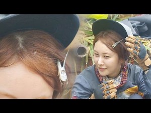 손은서, 동갈치 대가리로 만든 ‘정글 머리핀’ @정글의 법칙 20160129 198회