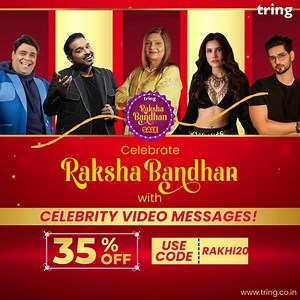 Raksha Bandhan pe Celebrity Video Message paaye😍 | Tring India