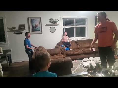 Family tickle fight