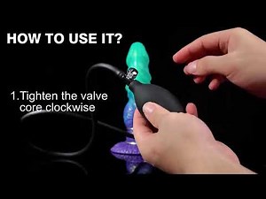 Inflatable Pump alien Dildo