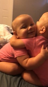1K views · 189 reactions |  Twin baby girls giving each other hugs ▶︎▶︎ Discover more: https://www.ganjing.com/ #GanJingWorld #GJW #baby #toddler #kids #kidsvideo #family | Gan Jing World | Facebook