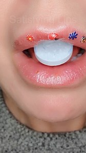 ASMR Satisfying Eating Fizzy Candy 🍬 💥 #candy #asmr #satisfyinglips | Satisfying Lips