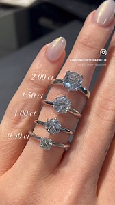The size of a diamond is measured in carat weight, but it’s not the best guide for value. It is a complex combination of cut, colour, clarity and carat weight that determine a diamond’s quality and beauty! 💎✨ To find out more on diamond education, book an appointment with our experienced consultants and we will help you make the right decisions for your diamond purchase! 👇 mazzone.com.au | Andrew Mazzone Design Jewellers