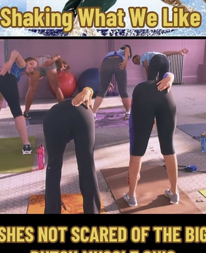 Grown-ups part two. She is not afraid of the big muscle Chick and he pretends to be the trainer and gets all the hot MILFs to shake what their Mumma gave em…