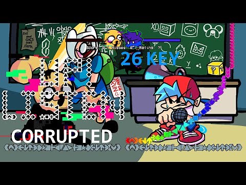 Pibby Corrupted Finn and Jake but there's 26 Key Friday Night Funkin'