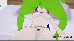 Teen Titans Hentai - Beast Boy x Raven. Blowjob (Kim Triple X)