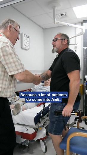 Leo, we are so thankful for your calming demeanour and the support you give to our patients in Harrogate District Hospital’s A&E who may be anxious, in pain or distressed #volunteersweek #volunteering #health #NHS | Harrogate and District NHS Foundation Trust