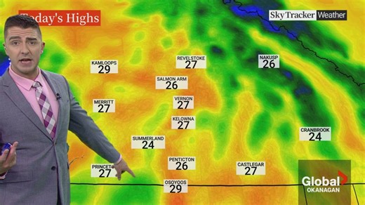 Kelowna Weather Forecast: May 12