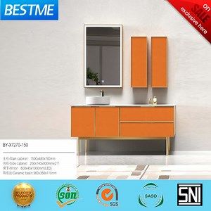[Hot Item] Pure Color Modern Style Design Plywood Bathroom Cabinet (by-X7270-150)