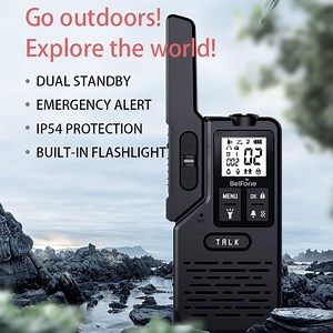 [Hot Item] License Free Walkie Talkie FM Scan Monitor Emergency Alarm Flashlight Function Ham Radio