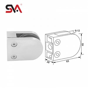[Hot Item] Villa Home Stair Handrail Balustrade Stainless Steel Brackets to Hold Glass Panels
