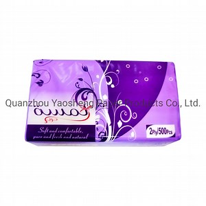 [Hot Item] Factory Price Super Soft Facial Tissue Paper 2 Ply Virgin Wood Pulp OEM 500 Sheets