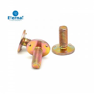 [Hot Item] Yellow Galvanized DIN15237 M12X50mm 3 Points Spikes Bucket Elevator Bolt