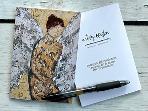 Angel, Note Cards, Art Print Card, Stationery, Fine Art Card, Remembrance, Gift, Friend, Caregiver - Etsy UK