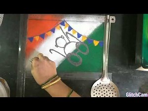 गांधी जयंती खास रंगोली। special for Gandhi Jayanti। Happy Gandhi Jayanti 🙏