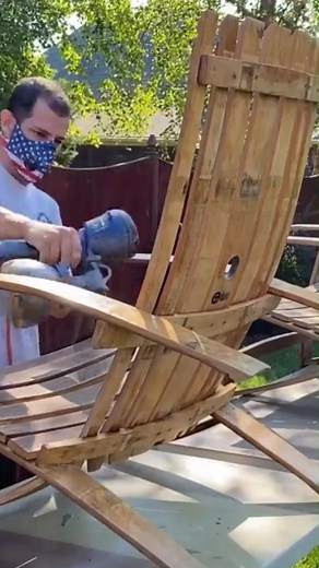 Protect wood and make the color pop by applying clear coat with a HomeRight Sprayer! In this video, Seaman Custom Builds applied TotalBoat Halcyon varnish on these white oak staves ✨ | HomeRight | Facebook