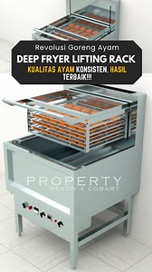 Gebrakan Baru! deep fryer gas dengan lifting rack & basket, ayam lebih konsisten Ingin ayam fried chicken konsisten dan berkualitas? Gunakan Deep Fryer Gas dengan Lifting Rack Basket. Desain inovatif ini memastikan ayam matang merata tanpa tumpukan, didukung thermo control untuk suhu stabil. Hasilnya: ayam sempurna, renyah, dan selalu layak jual! Hubungi kami untuk info lebih lanjut. #usahaayamgoreng #friedchicken #paketfriedchicken #usahafriedchickenbogor #usahafriedchickenjakarta #deepfryergas