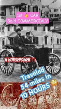 “The Duryea” 🚗\\\\ America’s 1st car‼️ #ushistory #cars #america #historyfacts #shortvideo