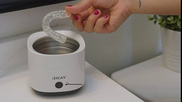 Ultrasonic Cleaner for Dentures - Ultrasonic Cleaner for Dental Appliances, Aligner, Retainer, Mouth Guard | 180 ML.