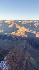 Grand Canyon at Sunrise Yavapai Point South Rim Arizona USA Vertical Video