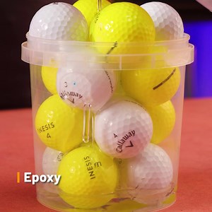 Recycling Golf Balls To Make a Cup! | Hungry Panda
