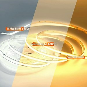 [Hot Item] Bright Daylight 6500K 8mm LED Strip 12V 10W/M 110lm/W IP20 Protection