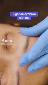 Lina loves sugaring brows! Mastering your one finger technique and paying attention to the shape is the key to getting perfect brows! - #Sugaring #HairRemoval #BrowShaping #BodySugaring #Esthetician #LinaKennedy #AlexandriaProfessional | Alexandria Professional