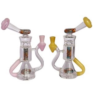 [Hot Item] Thick Glass Waterpipe Efficient Filtration Recycler DAB Rig