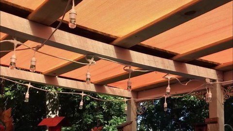 Patio Paradise 16' x 18' Sun Shade Cloth with Grommets Rectangle Shade Sail Canopy Pergola Cover with Straight Edge, UV Block Fabric for Backyard Deck Outdoor Activities, Light Grey