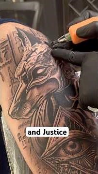 Anubis Tattoo | Egypt | tattoo design | tattoo ideas | tattoo ideas for men